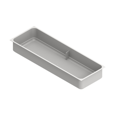 картинка Пластиковый лоток для хранения, 140х426х61 мм, серый от магазина SEFI