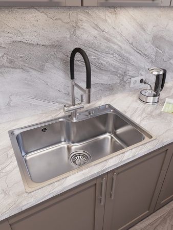 картинка Мойка Oulin CS210S, поверхность сатин от магазина SEFI