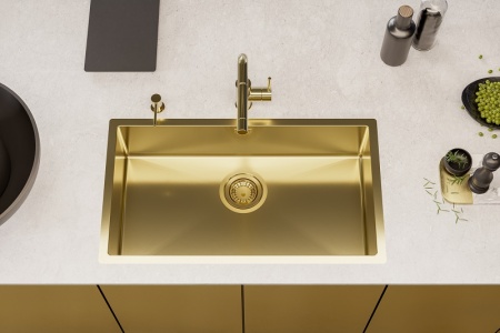 картинка Смеситель для мойки ALVEUS ZEOS P MONARCH GOLD от магазина SEFI