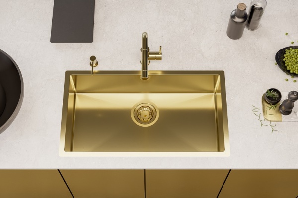 картинка Смеситель для мойки ALVEUS ZEOS P MONARCH GOLD от магазина SEFI