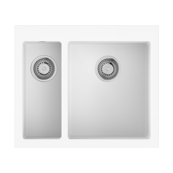 картинка Мойка Omoikiri Bosen 59-2-WH Tetogranit/белый от магазина SEFI