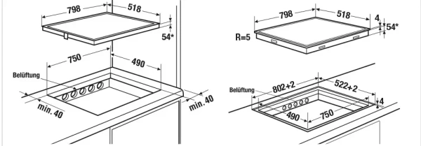 картинка Индукционная варочная панель Kuppersbusch KI 8120.0 SR магазин SEFI являющийся официальным дистрибьютором в России  картинка Индукционная варочная панель Kuppersbusch KI 8120.0 SR от магазина SEFI