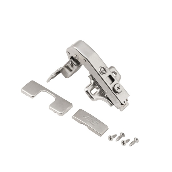 картинка Петля под фальшпанель 90° с доводчиком 45мм h0 clip-on AKS PRIME (саморезы, заглушки) от магазина SEFI