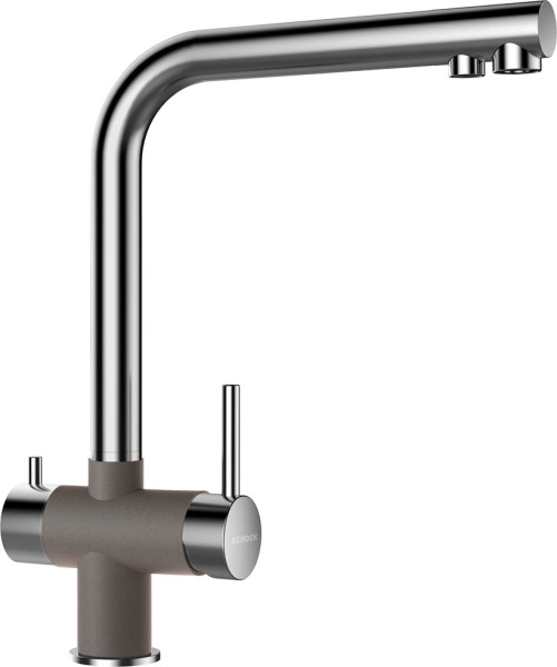 картинка Смеситель Schock Vitus Cristadur серебристый камень от магазина SEFI