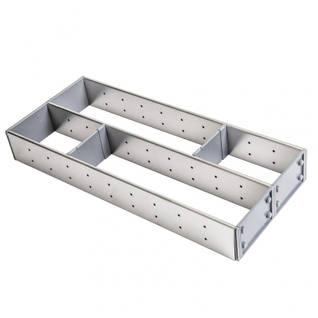 картинка Комплект разделителей L500 универсальный металлический Organizer нержавеющая сталь (473*204*65) AKS магазин SEFI являющийся официальным дистрибьютором в России  картинка Комплект разделителей L500 универсальный металлический Organizer нержавеющая сталь (473*204*65) AKS от магазина SEFI