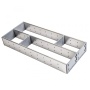 картинка Комплект разделителей L500 универсальный металлический Organizer нержавеющая сталь (473*204*65) AKS магазин SEFI являющийся официальным дистрибьютором в России  картинка Комплект разделителей L500 универсальный металлический Organizer нержавеющая сталь (473*204*65) AKS от магазина SEFI