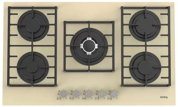 картинка Газовая стеклянная варочная панель Korting HGG 9835 CTB от магазина SEFI