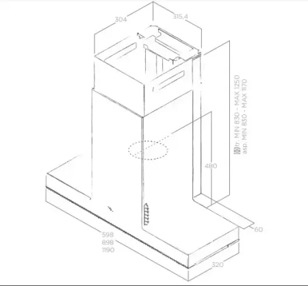 картинка Вытяжка ELICA HAIKU BL/A/90 от магазина SEFI