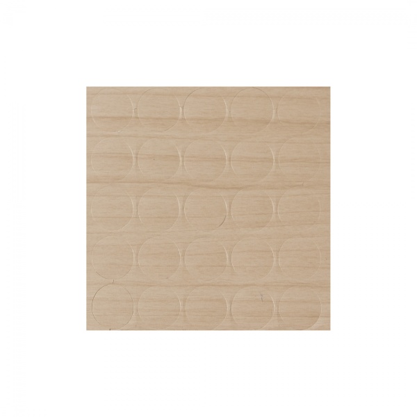 картинка Заглушка самоприлипающая к эксцентрику клен ванкувер (20930) FOLMAG (лист-28шт.) от магазина SEFI