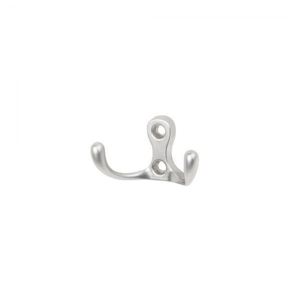 картинка Крючок меб. двухрожковый мет. WP19 хром матовый GRIDLI от магазина SEFI