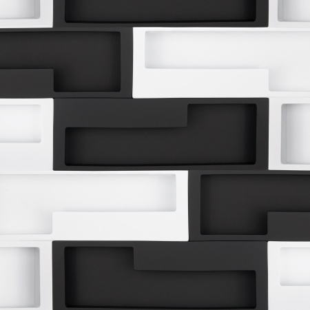 картинка Ручка меб. врезная мет. NOVA 128 черный матовый левая часть AKS от магазина SEFI