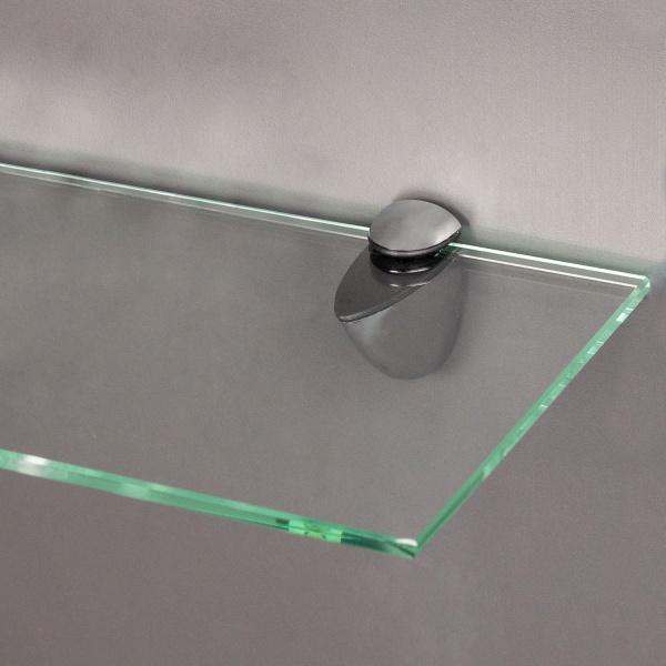 картинка Полкодержатель PELIKAN средний мат. хром AKS от магазина SEFI