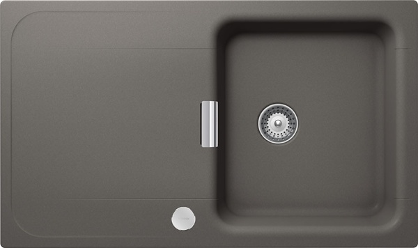картинка Кухонная мойка SCHOCK WEMBLEY 50D CRISTADUR серебристый камень от магазина SEFI