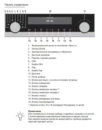 картинка Духовой шкаф c паром и СВЧ Asko OCSM8487A от магазина SEFI