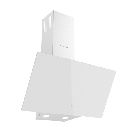 картинка Наклонная вытяжка HiSTORY CAG65S 1FWH Белый кристалл от магазина SEFI