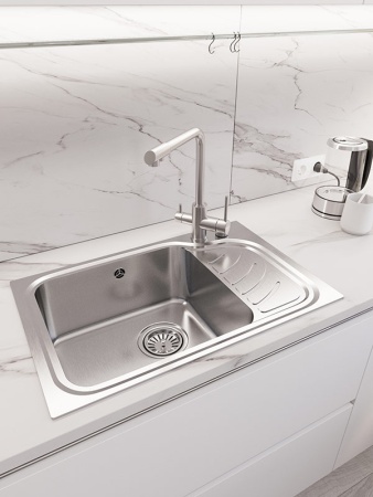 картинка Мойка Oulin 327L, поверхность сатин от магазина SEFI