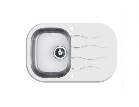 картинка Мойка WAVE 10 черный 620X5001X, в компл.с сиф. 1127251 от магазина SEFI