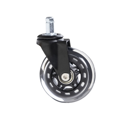 картинка Колесо меб. SKATE d75 со штоком, черный PRIME by AKS от магазина SEFI