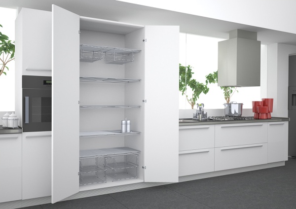 картинка Сетчатая полка Alfa стационарная 414*440*30 от магазина SEFI