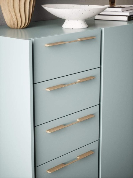 картинка Мебельная ручка SCANDINAVIA, 350, бук от магазина SEFI