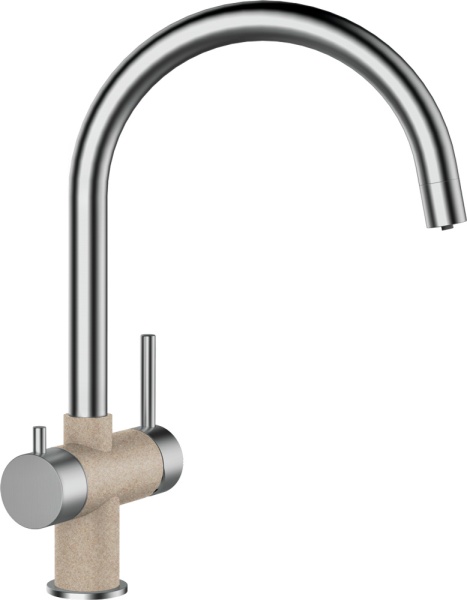 картинка Смеситель Schock Ares Cristalite сталь/саббиа от магазина SEFI