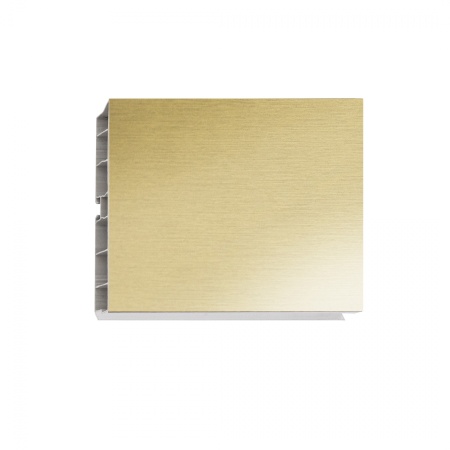 картинка Цоколь мебельный ПВХ h=100 золото брашированное L=3200мм, РФ от магазина SEFI