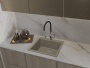 картинка Мойка Rivelato ZENO 5650 1-чаш 560*500 Какао 702 от магазина SEFI