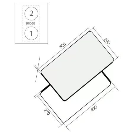 картинка Индукционная варочная панель ELICA Ratio 302 Plus BL от магазина SEFI