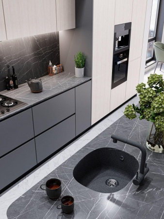 картинка Мойка EMAR EMQ-1560.p, цвет Антрацит от магазина SEFI