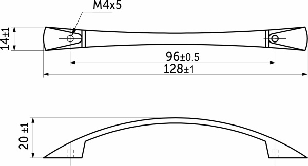 картинка Ручка меб. скоба мет. UN90 96 хром GRIDLI магазин SEFI являющийся официальным дистрибьютором в России  картинка Ручка меб. скоба мет. UN90 96 хром GRIDLI от магазина SEFI