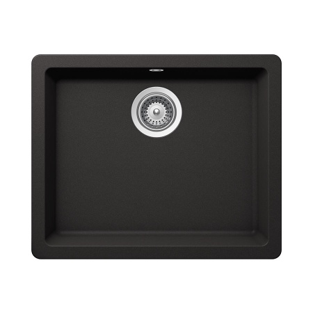 картинка Кухонная мойка подстольного монтажа SCHOCK QUADRO 60U CRISTALITE неро от магазина SEFI