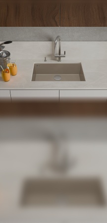 картинка Мойка Rivelato STRIA 7669 1-чаш 760*435 Какао 702 от магазина SEFI