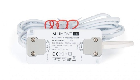 картинка Трансформатор Alumove Light UT350mA/6W , c распред.коробкой на 5 разъемов Bus, кабель 2м от магазина SEFI