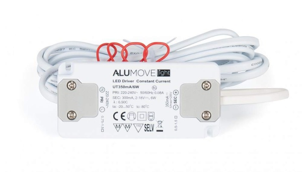 картинка Трансформатор Alumove Light UT350mA/6W , c распред.коробкой на 5 разъемов Bus, кабель 2м магазин SEFI являющийся официальным дистрибьютором в России  картинка Трансформатор Alumove Light UT350mA/6W , c распред.коробкой на 5 разъемов Bus, кабель 2м от магазина SEFI