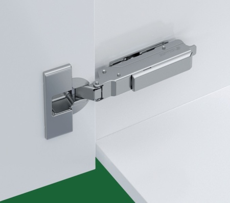 картинка Петля Tiomos 95°, накладная, без демпфера, на саморез, 45/9,5 от магазина SEFI