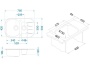 картинка Мойка Alveus WAVE UP 30 черный 760X5001+1/2, в компл.с сиф.1123353 от магазина SEFI