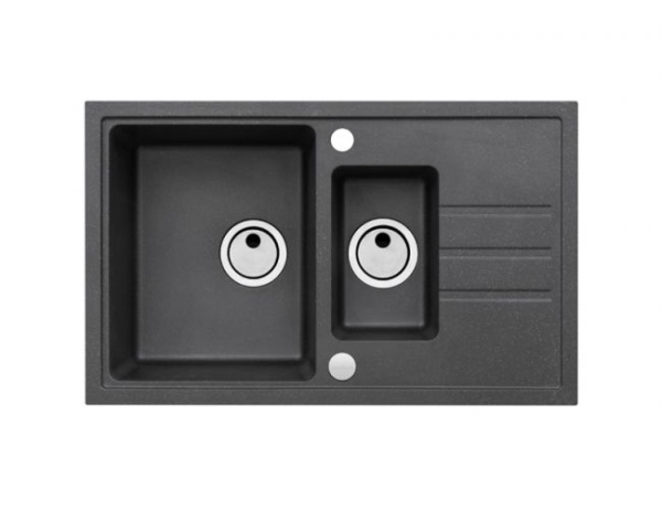 картинка Мойка Alveus INTERMEZZO 70 GRANITAL BEIGE-G55 780X480X200;1+1/2 в ком.с сифоном 1117293, от магазина SEFI