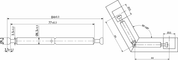 картинка Шток эксцентрика шарнирный двухсторонний, регулировка угла 90-180 (уп/0,25 тыс.шт) AKS магазин SEFI являющийся официальным дистрибьютором в России  картинка Шток эксцентрика шарнирный двухсторонний, регулировка угла 90-180 (уп/0,25 тыс.шт) AKS от магазина SEFI