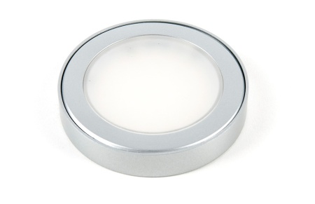 картинка Светодиодный светильник BUTTON 3Вт, 12В, накладной, круглый, кабель 2м серебристый магазин SEFI являющийся официальным дистрибьютором в России  картинка Светодиодный светильник BUTTON 3Вт, 12В, накладной, круглый, кабель 2м серебристый от магазина SEFI