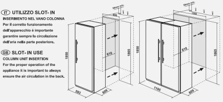картинка Встраиваемая холодильная камера Fulgor Milano FBRD 401 FED от магазина SEFI