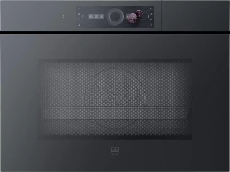 картинка Встраиваемый паровой шкаф V-ZUG CombiSteamer V6000 45M CSM6T-23047 (черное стекло/без ручки) от магазина SEFI