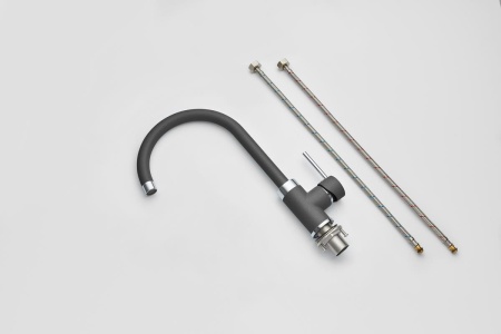 картинка Смеситель для кухни, EMAR 3004, цвет Антрацит от магазина SEFI