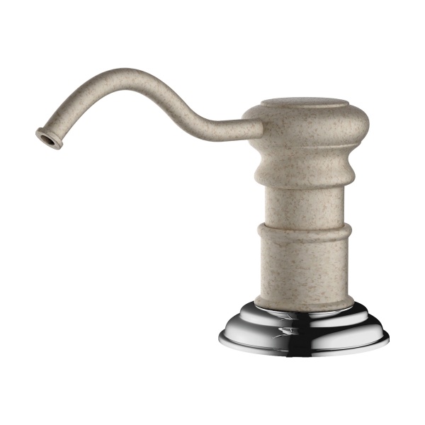 картинка Дозатор для моющего средства OM-01-SA латунь/бежевый от магазина SEFI