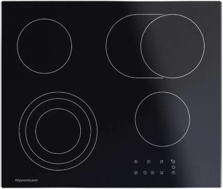 картинка Электрическая варочная панель Kuppersbusch KE 6130.1 SE стальная рамка от магазина SEFI