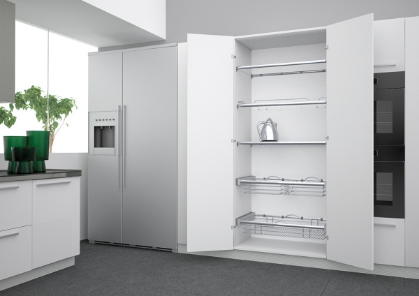 картинка Сетчатая полка Status стационарная с хромированным бортом 864*480*60 от магазина SEFI