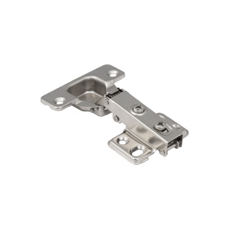 картинка Петля накладная с доводчиком 48мм h0 несъемная планка (4 отверстия) AKS LIGHT от магазина SEFI