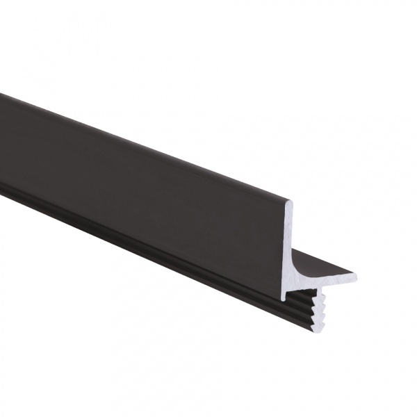 картинка Ручка-профиль алюм. врезная для верхней базы 4м, анодированный черный AKS от магазина SEFI