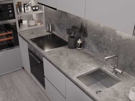 картинка Мойка EMAR 130, покрытие PVD, цвет сатин от магазина SEFI