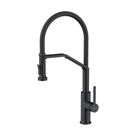 картинка Смеситель Omoikiri Makkari 2 Plus-SB-GB-BL латунь/графит/черный от магазина SEFI