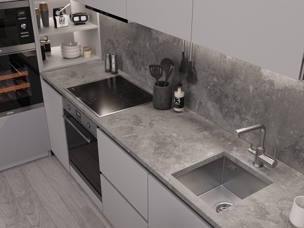 картинка Мойка EMAR 130, покрытие PVD, цвет сатин от магазина SEFI